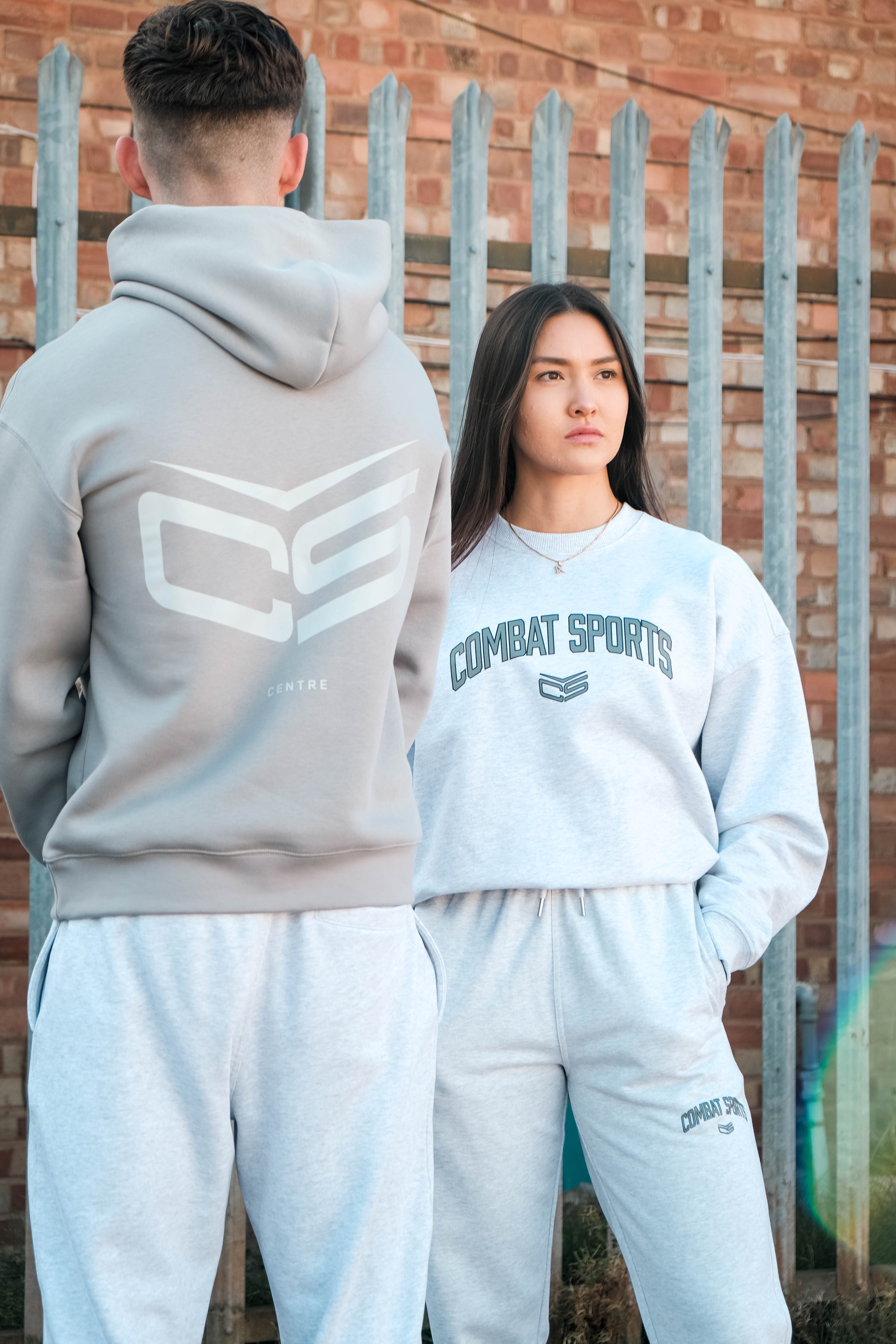 Combat Sports College Heather Grey Sweater