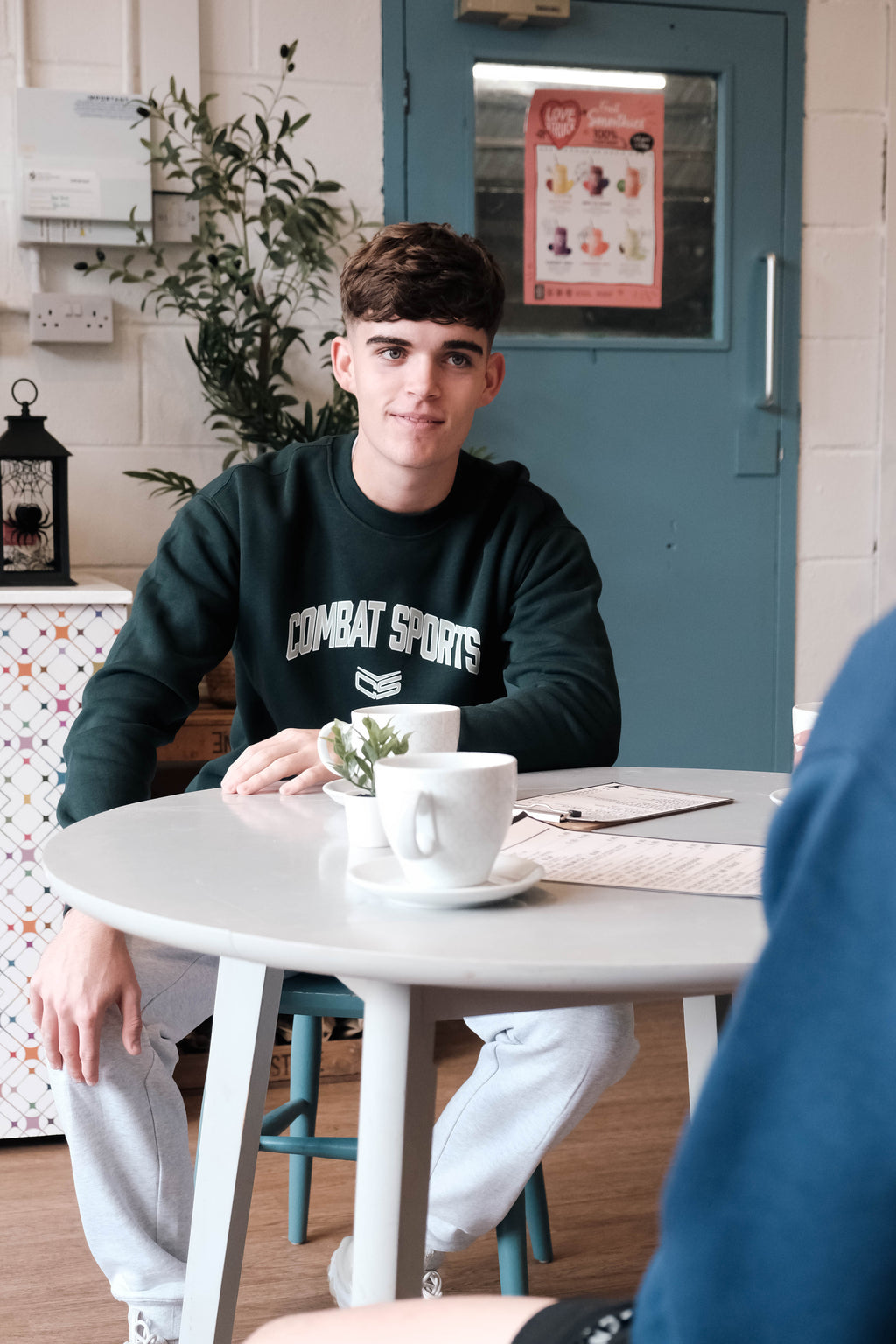Combat Sports College Pine Green Sweater