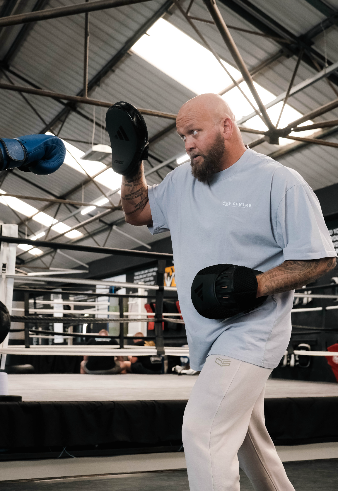 Combat Sports Faded Powder Blue Core T-Shirt