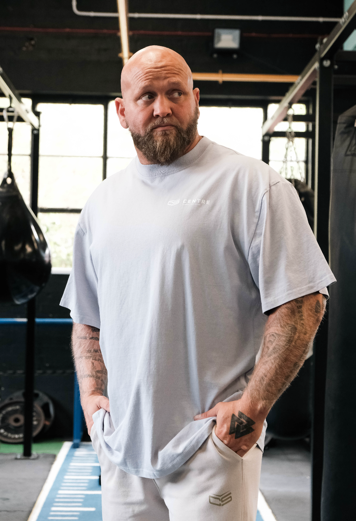 Combat Sports Faded Powder Blue Core T-Shirt